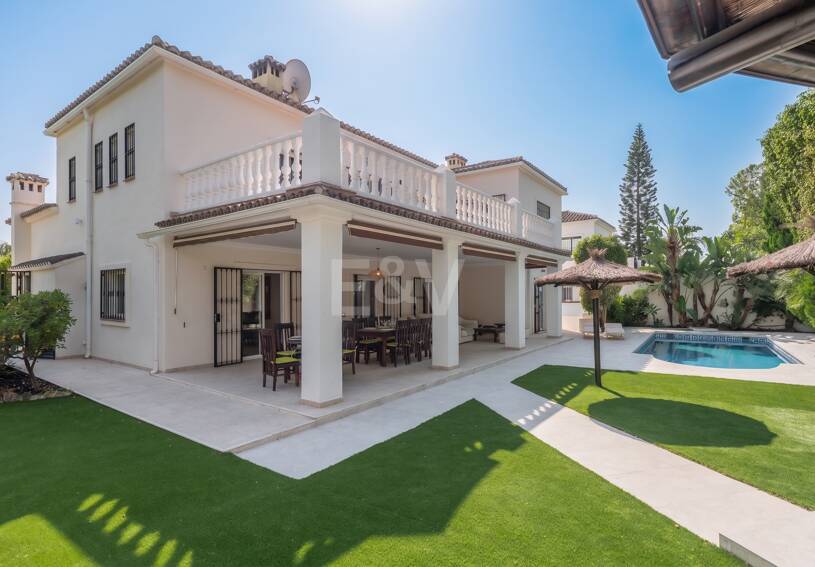 Family Villa Steps from the Golf Club in Guadalmina Alta