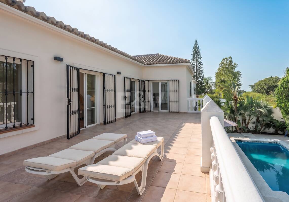 Family Villa Steps from the Golf Club in Guadalmina Alta