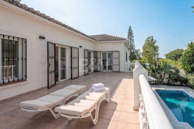 Family Villa Steps from the Golf Club in Guadalmina Alta