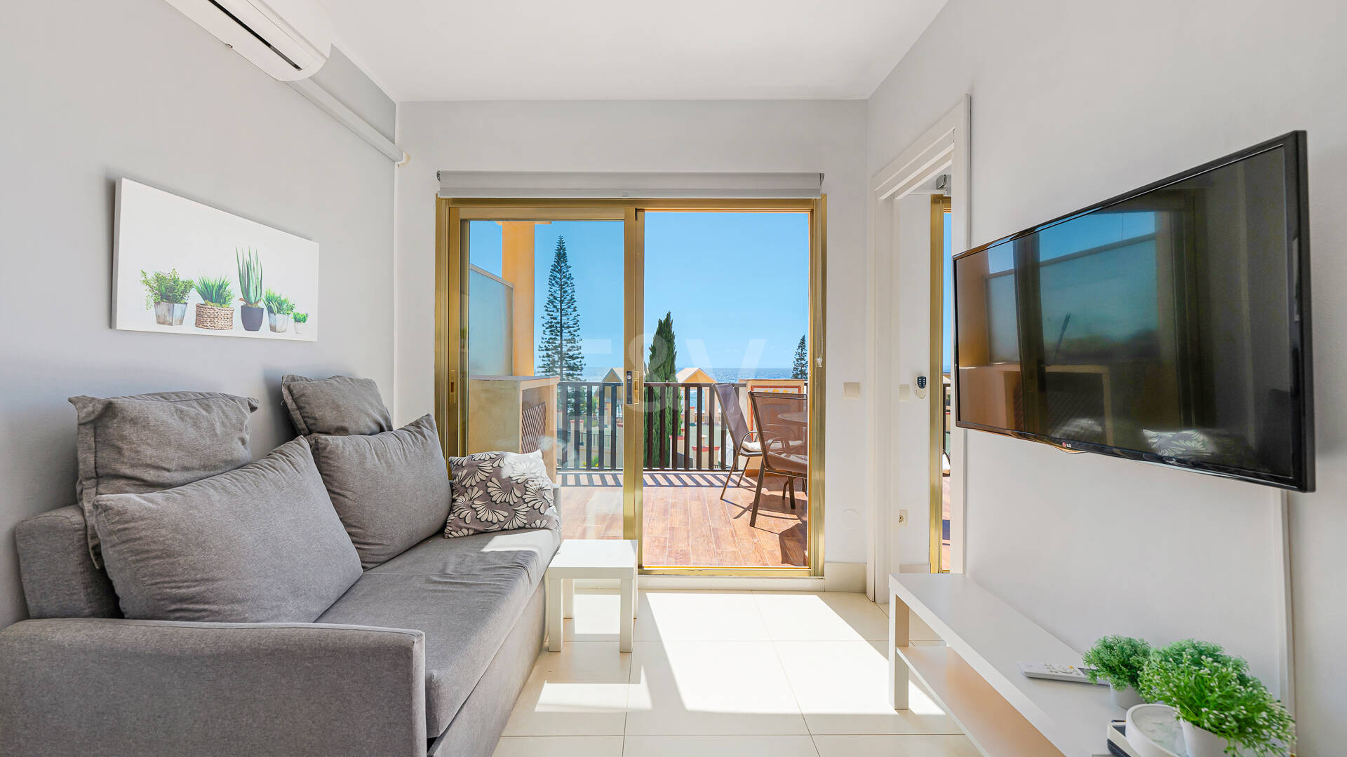 Kompakte Wohnung am Meer