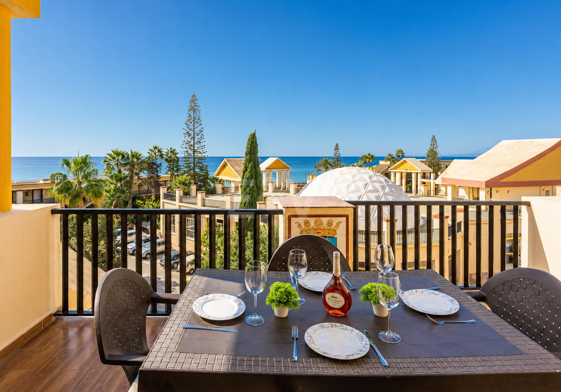 Kompakte Wohnung am Meer