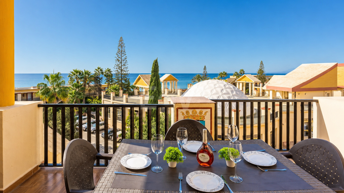 Kompakte Wohnung am Meer