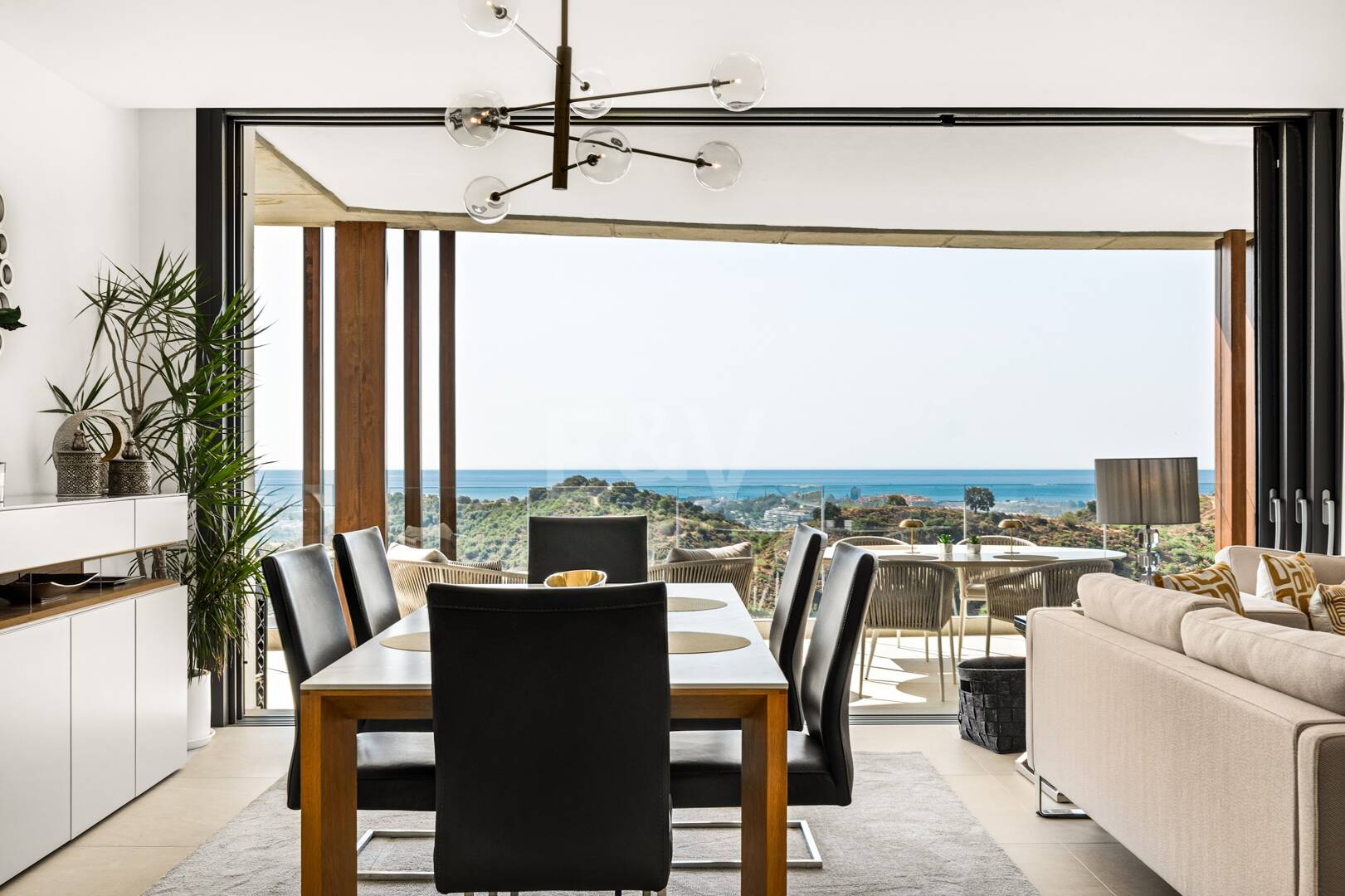 Penthouse avec vue panoramique sur la mer et la montagne à Real de La Quinta