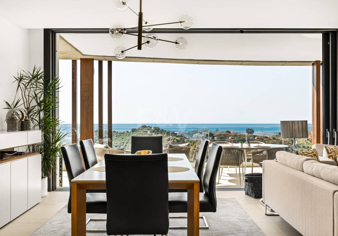 Penthouse avec vue panoramique sur la mer et la montagne à Real de La Quinta