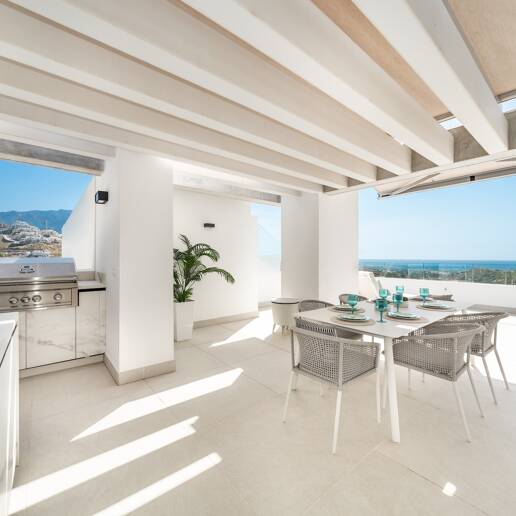 Penthouse avec vue panoramique sur la mer et la montagne à Real de La Quinta