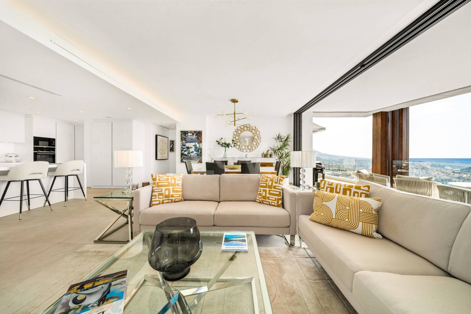 Penthouse avec vue panoramique sur la mer et la montagne à Real de La Quinta
