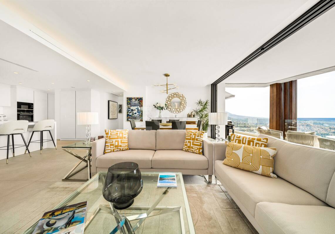 Penthouse avec vue panoramique sur la mer et la montagne à Real de La Quinta