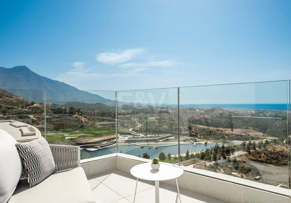 Penthouse avec vue panoramique sur la mer et la montagne à Real de La Quinta