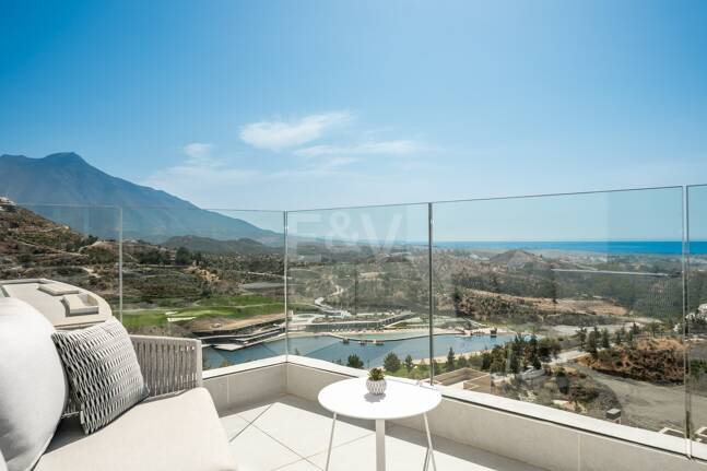 Penthouse avec vue panoramique sur la mer et la montagne à Real de La Quinta