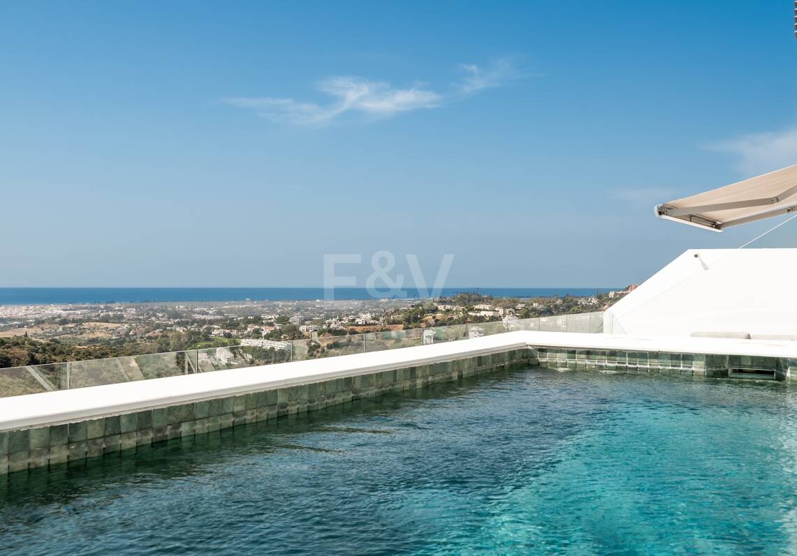 Penthouse avec vue panoramique sur la mer et la montagne à Real de La Quinta