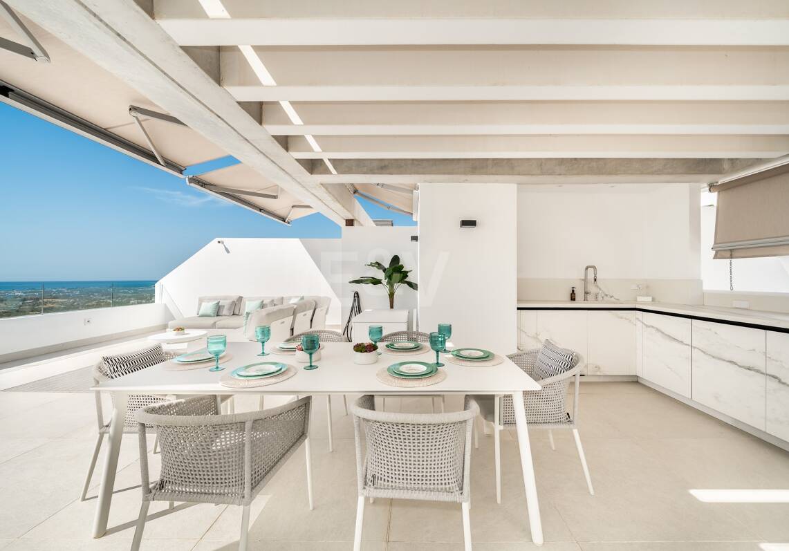 Penthouse avec vue panoramique sur la mer et la montagne à Real de La Quinta