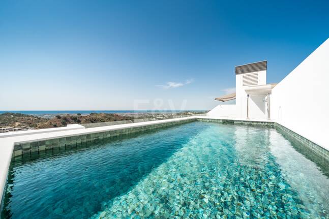 Penthouse avec vue panoramique sur la mer et la montagne à Real de La Quinta