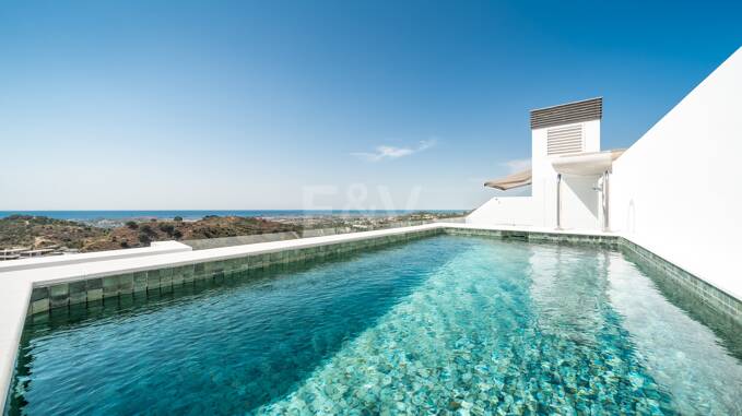 Penthouse avec vue panoramique sur la mer et la montagne à Real de La Quinta