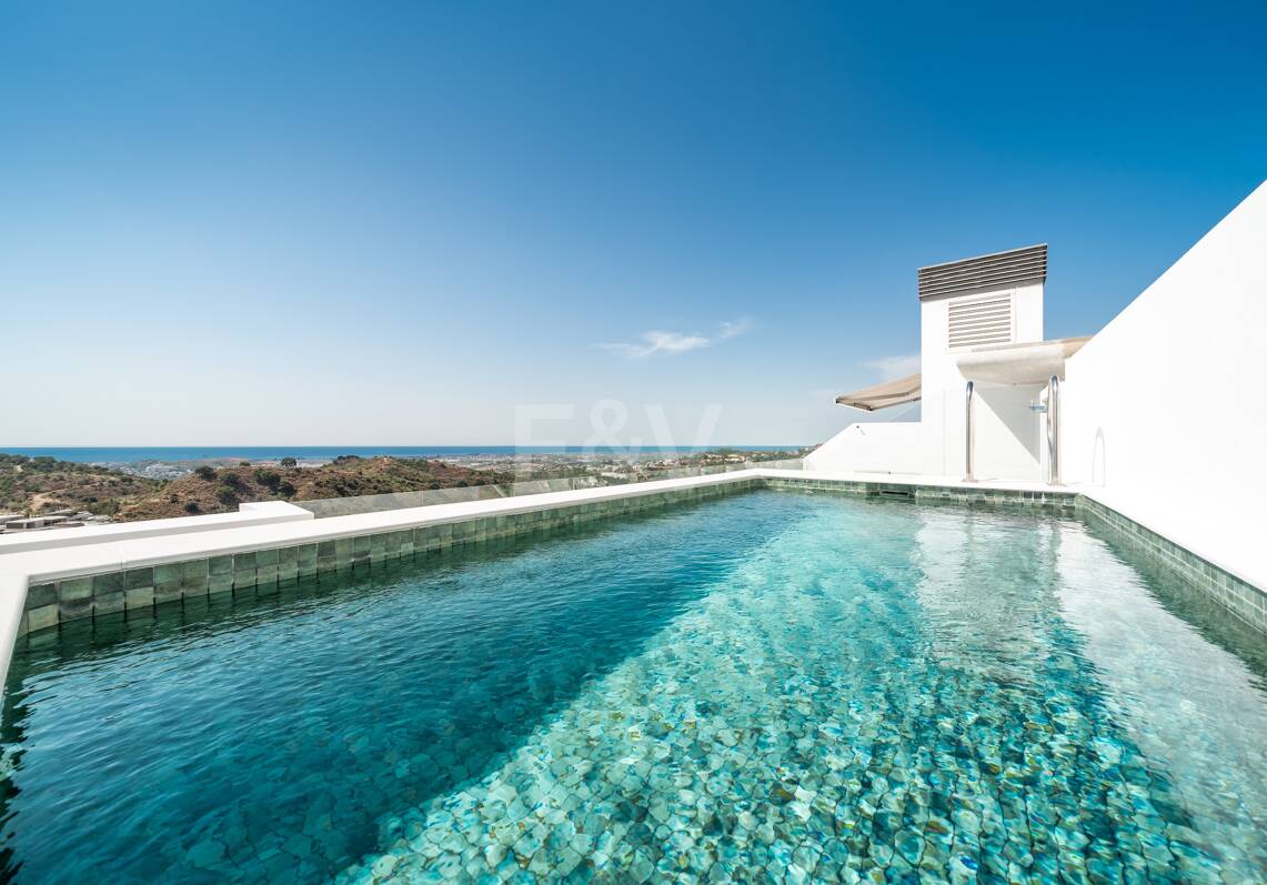 Penthouse avec vue panoramique sur la mer et la montagne à Real de La Quinta