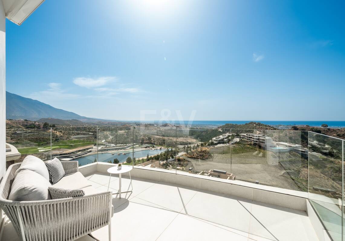 Penthouse avec vue panoramique sur la mer et la montagne à Real de La Quinta