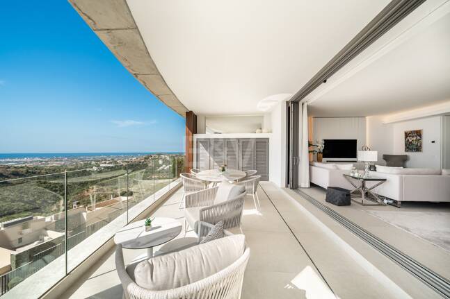 Penthouse avec vue panoramique sur la mer et la montagne à Real de La Quinta