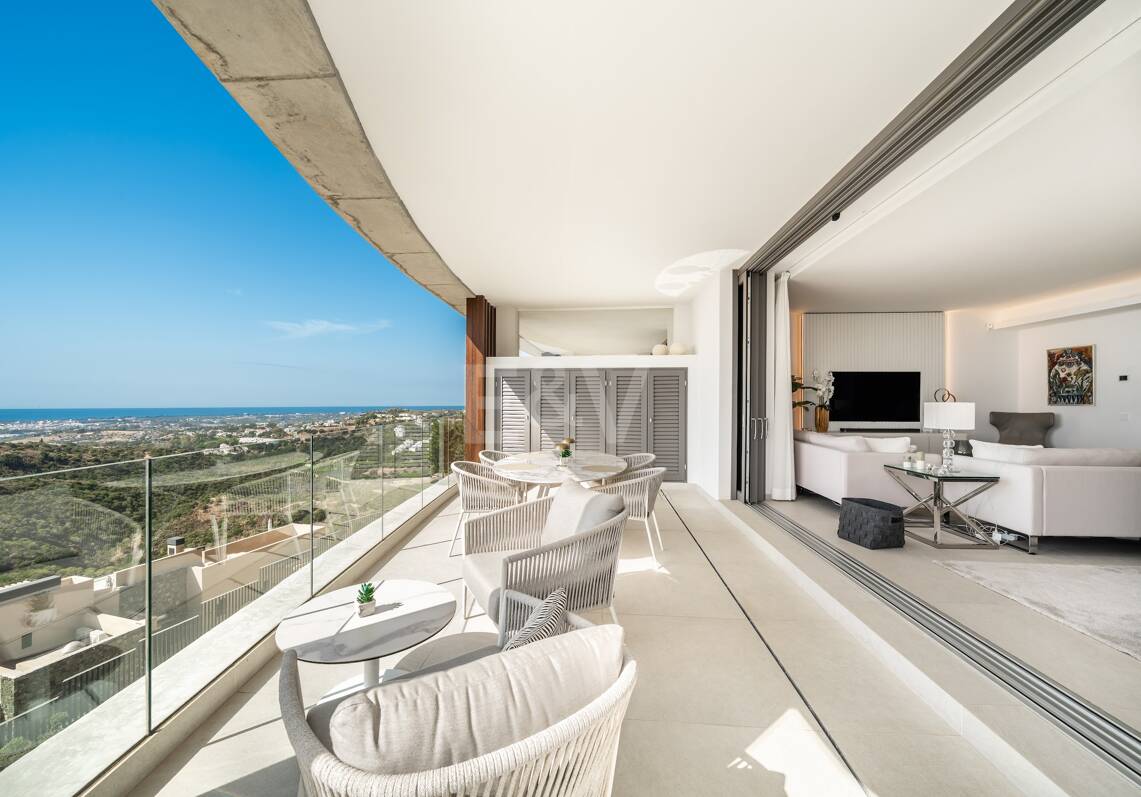 Penthouse avec vue panoramique sur la mer et la montagne à Real de La Quinta