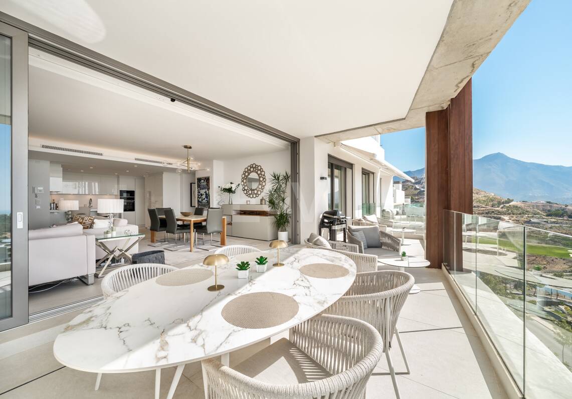Penthouse avec vue panoramique sur la mer et la montagne à Real de La Quinta