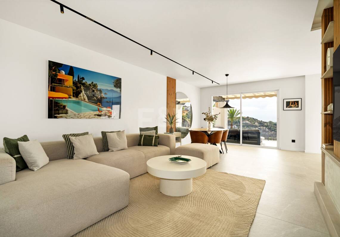 Renoviertes Duplex-Penthouse mit Panoramablick am Golfplatz La Quinta in Benahavís