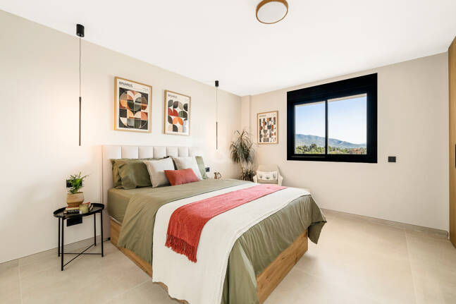 Appartement moderne avec vue sur la montagne et la mer à proximité de Puerto Banus