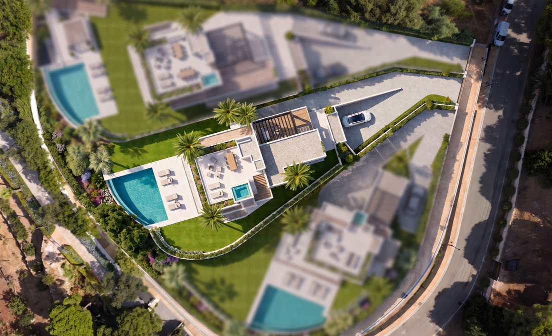 An exceptional brand-new contemporary villa offered off plan in Elviria-Marbella East, set in an enviable position with spectacular panoramic views...