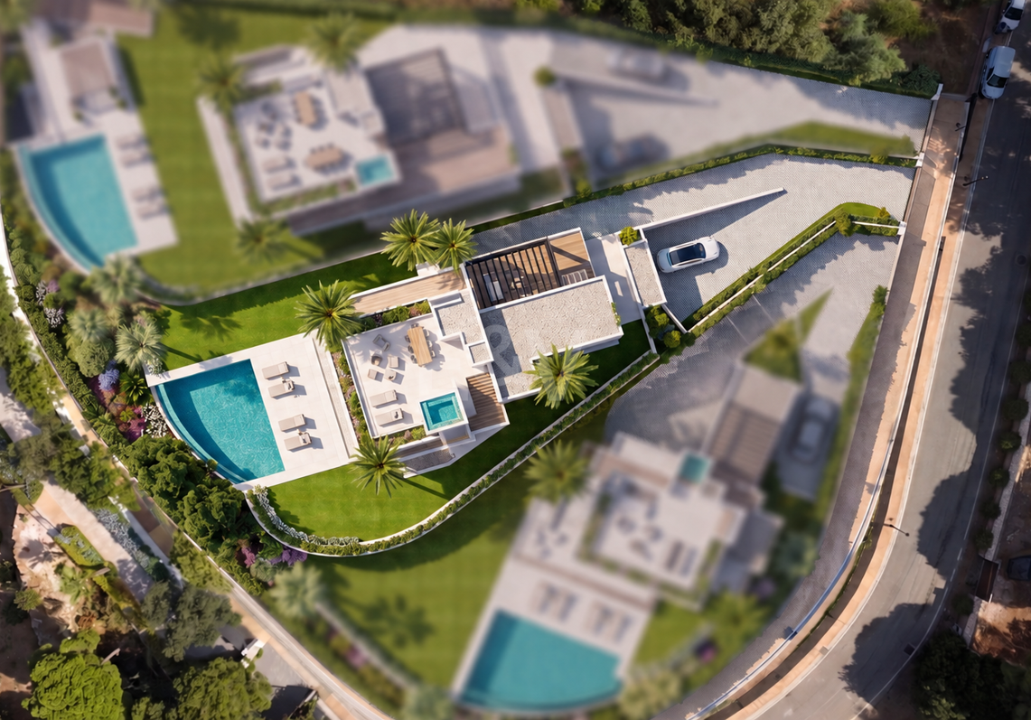 Brand-New Contemporary Villa with Panoramic Sea & Mountain Views in Elviria