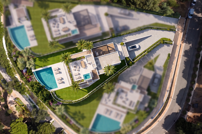 Brand-New Contemporary Villa with Panoramic Sea & Mountain Views in Elviria