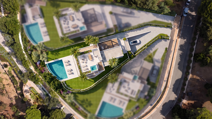 Brand-New Contemporary Villa with Panoramic Sea & Mountain Views in Elviria