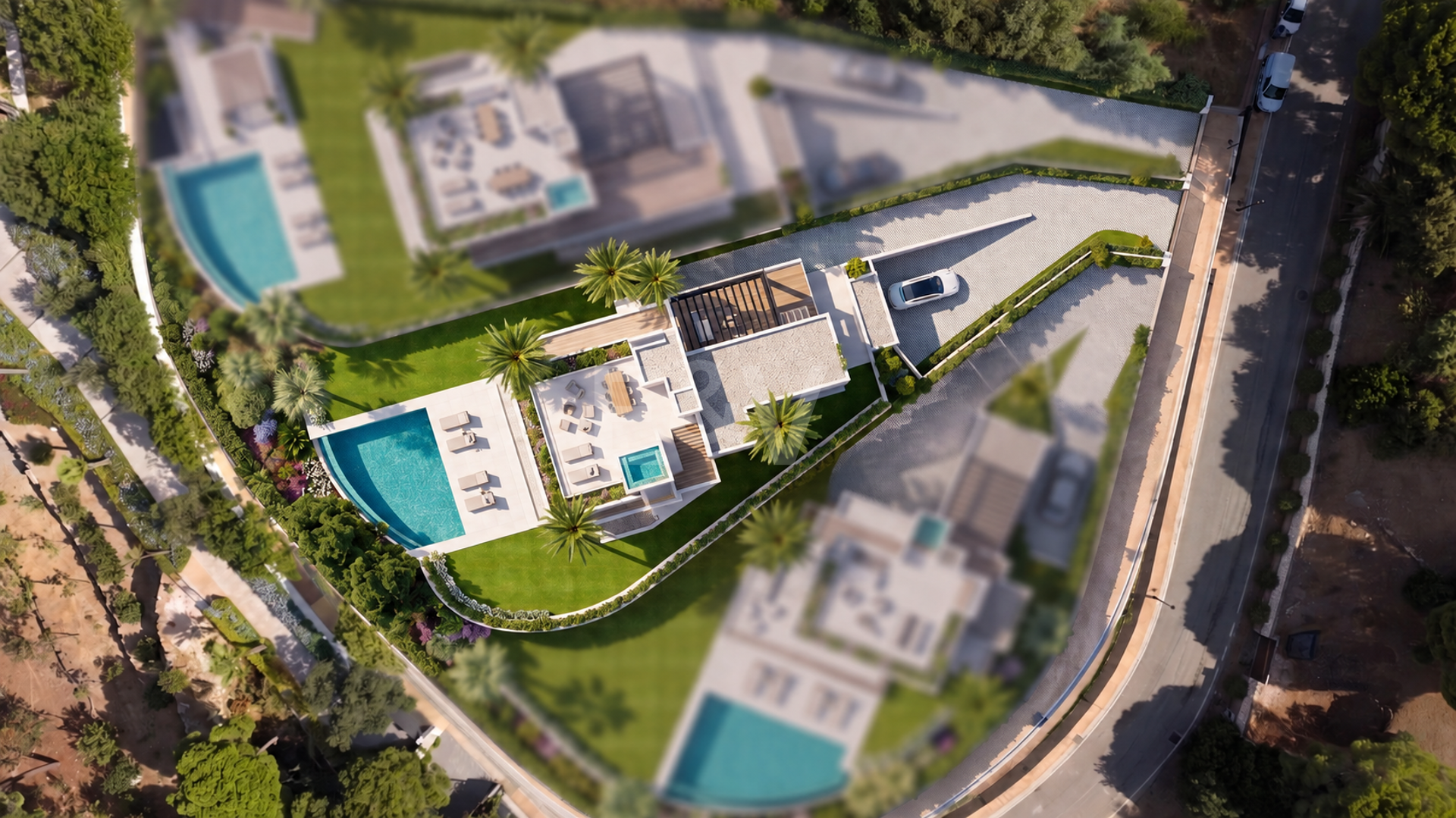 Brand-New Contemporary Villa with Panoramic Sea & Mountain Views in Elviria
