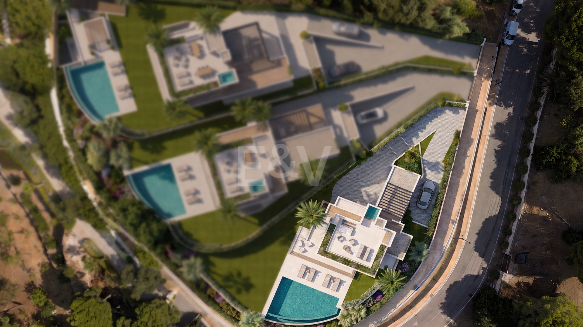 Brand-New Contemporary Villa with Panoramic Sea & Mountain Views in Elviria