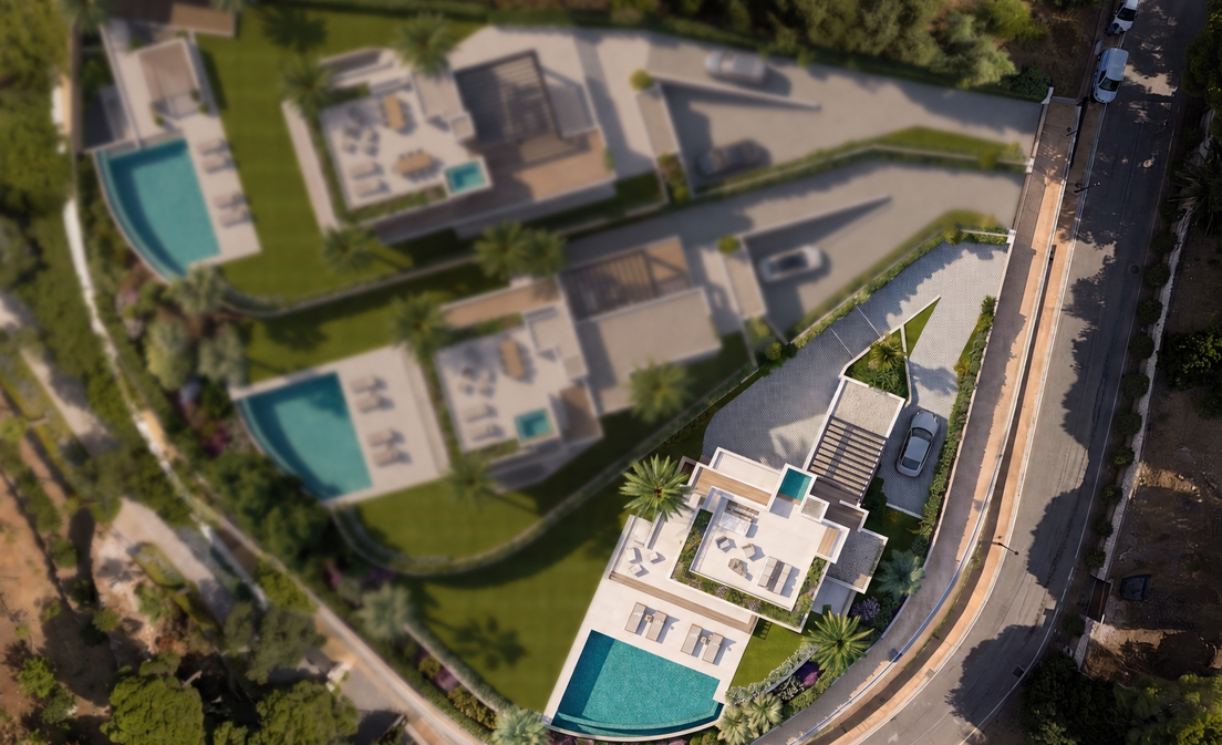 An exceptional brand-new contemporary villa offered off plan in Elviria-Marbella East, set in an enviable position with spectacular panoramic views...