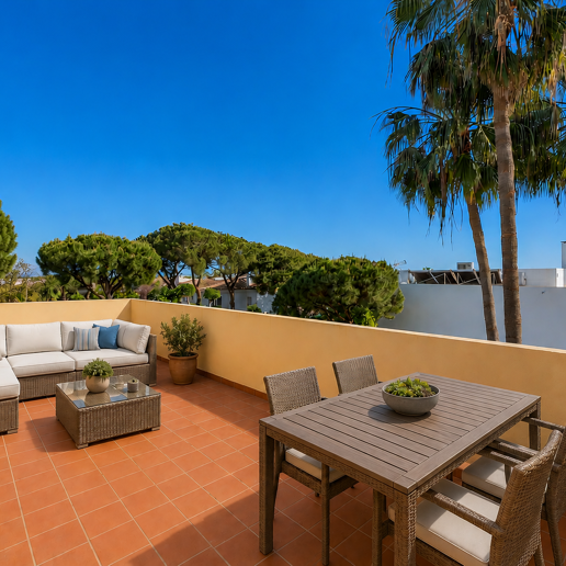 Elegante villa con vistas al mar y a poca distancia a pie de la playa en Elviria