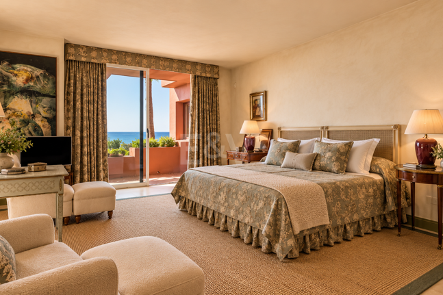 Elegante Maisonette-Wohnung in erster Strandlinie mit direktem Strandzugang und wunderschönem Meerblick