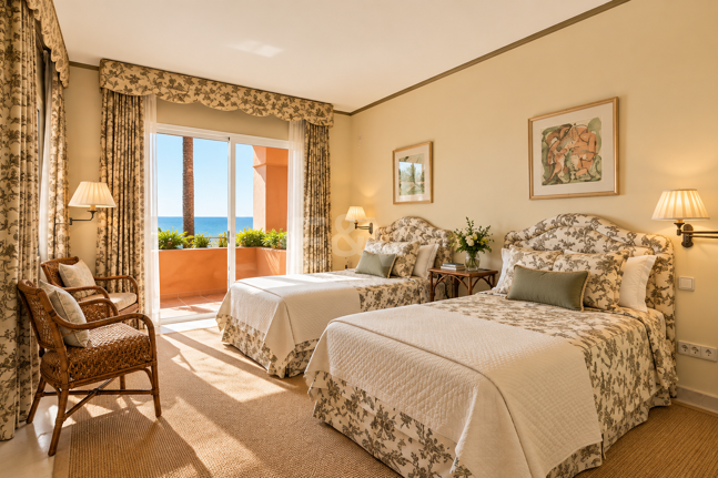 Elegante Maisonette-Wohnung in erster Strandlinie mit direktem Strandzugang und wunderschönem Meerblick