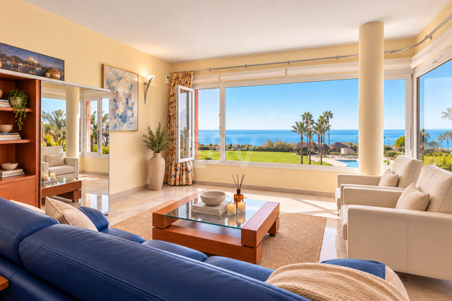 Wohnung in erster Strandlinie in Elviria, Marbella