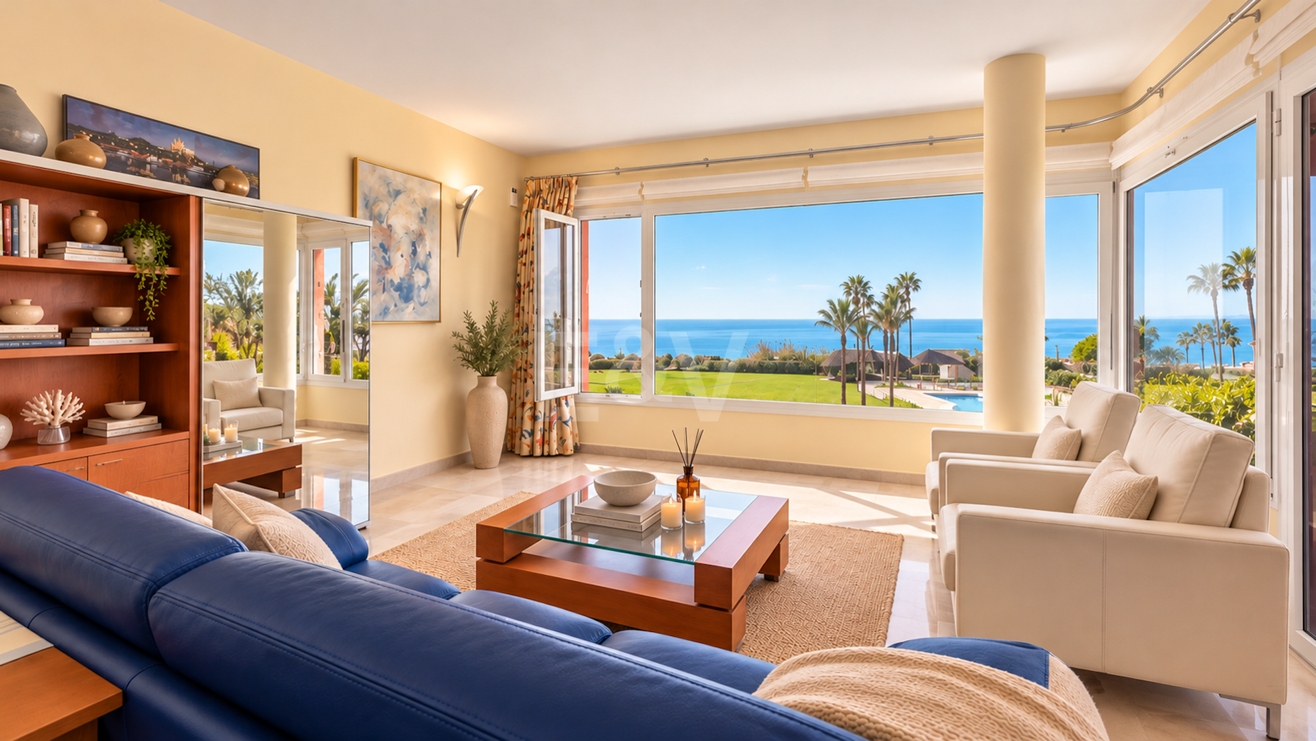 Wohnung in erster Strandlinie in Elviria, Marbella