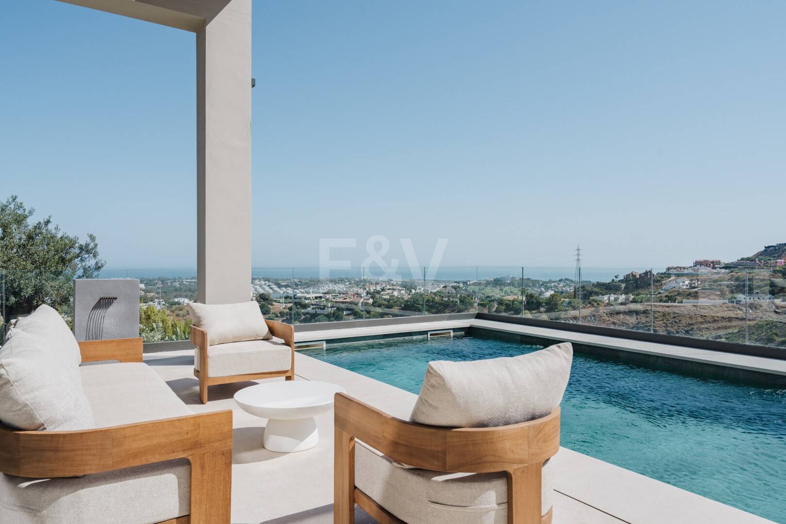 Newly Built Modern Villa with Panoramic Sea Views in La Alqueria