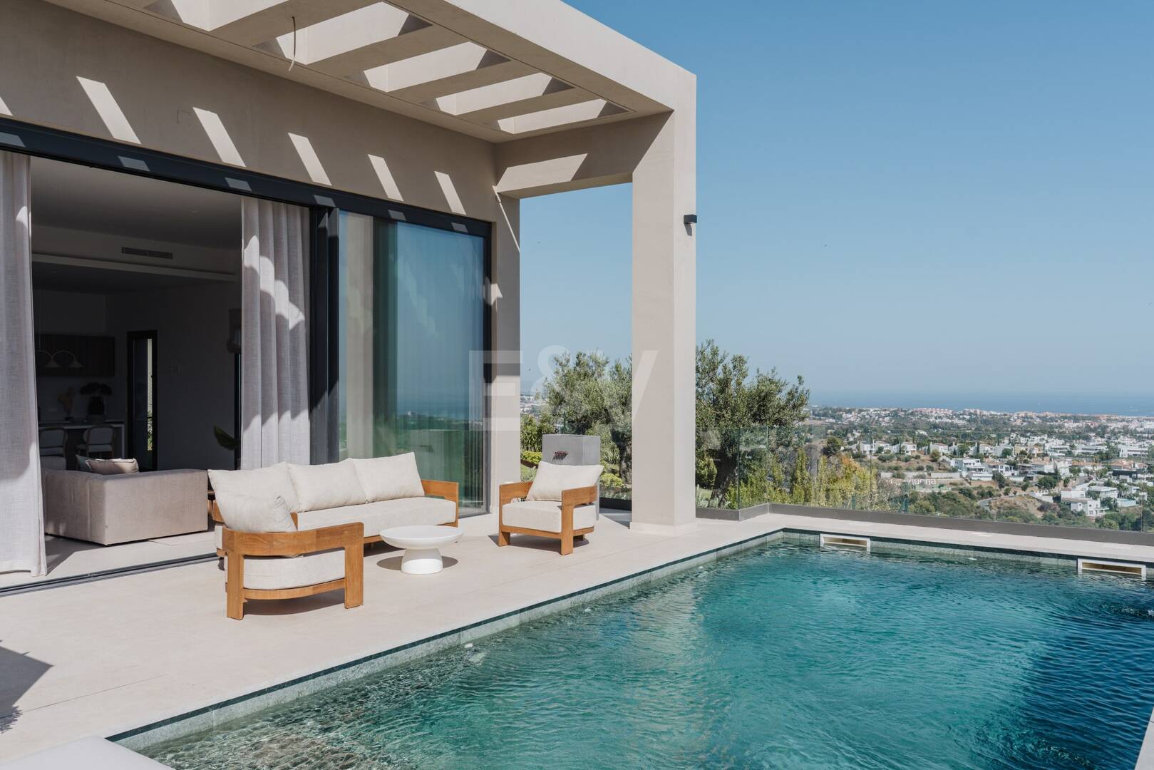 Newly Built Modern Villa with Panoramic Sea Views in La Alqueria