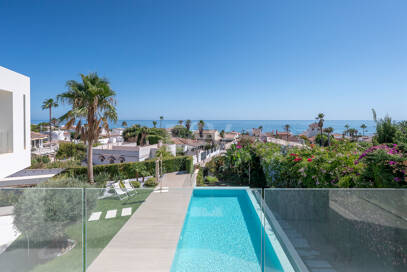 Contemporary Villa Just Steps from the Beach in Marbella East