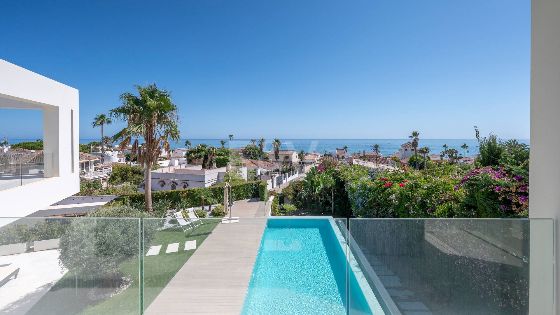 Contemporary Villa Just Steps from the Beach in Marbella East