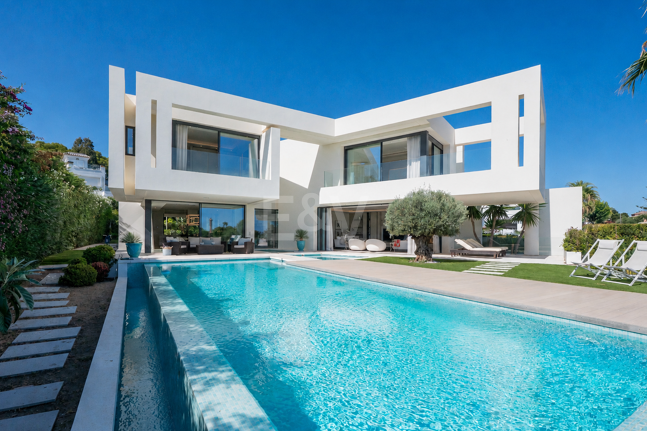 Contemporary Villa Just Steps from the Beach in Marbella East
