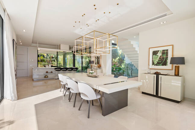Contemporary Villa Just Steps from the Beach in Marbella East