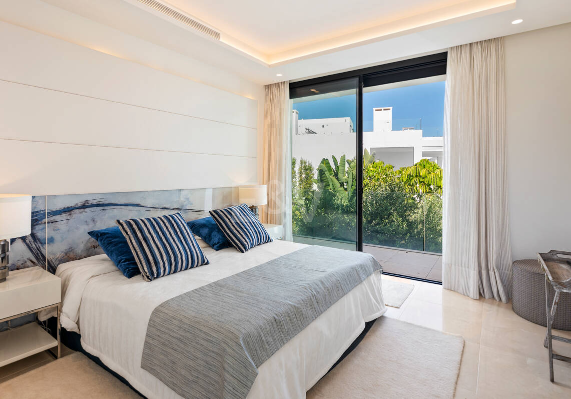 Contemporary Villa Just Steps from the Beach in Marbella East