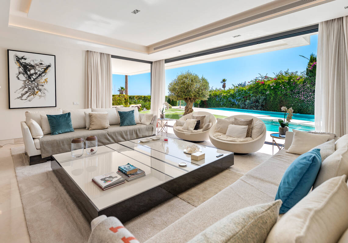 Contemporary Villa Just Steps from the Beach in Marbella East