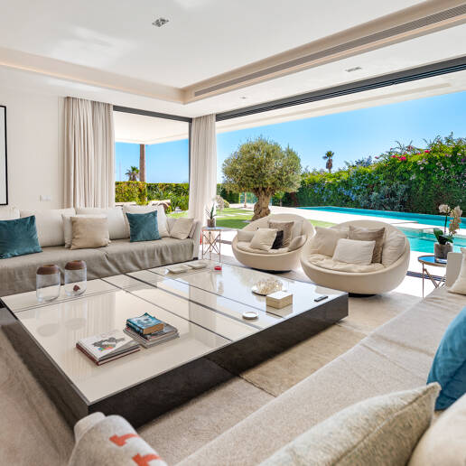 Contemporary Villa Just Steps from the Beach in Marbella East
