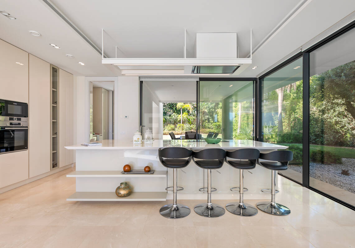 Contemporary Villa Just Steps from the Beach in Marbella East