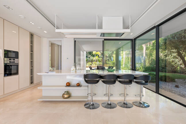 Contemporary Villa Just Steps from the Beach in Marbella East