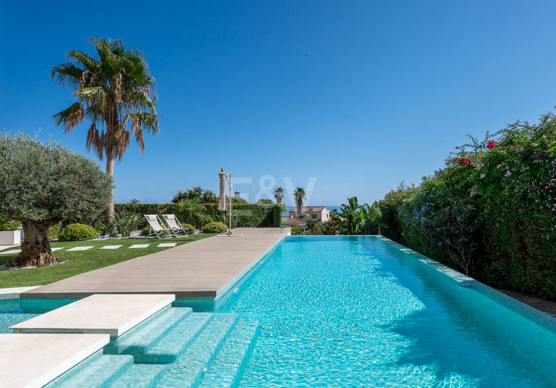 Contemporary Villa Just Steps from the Beach in Marbella East