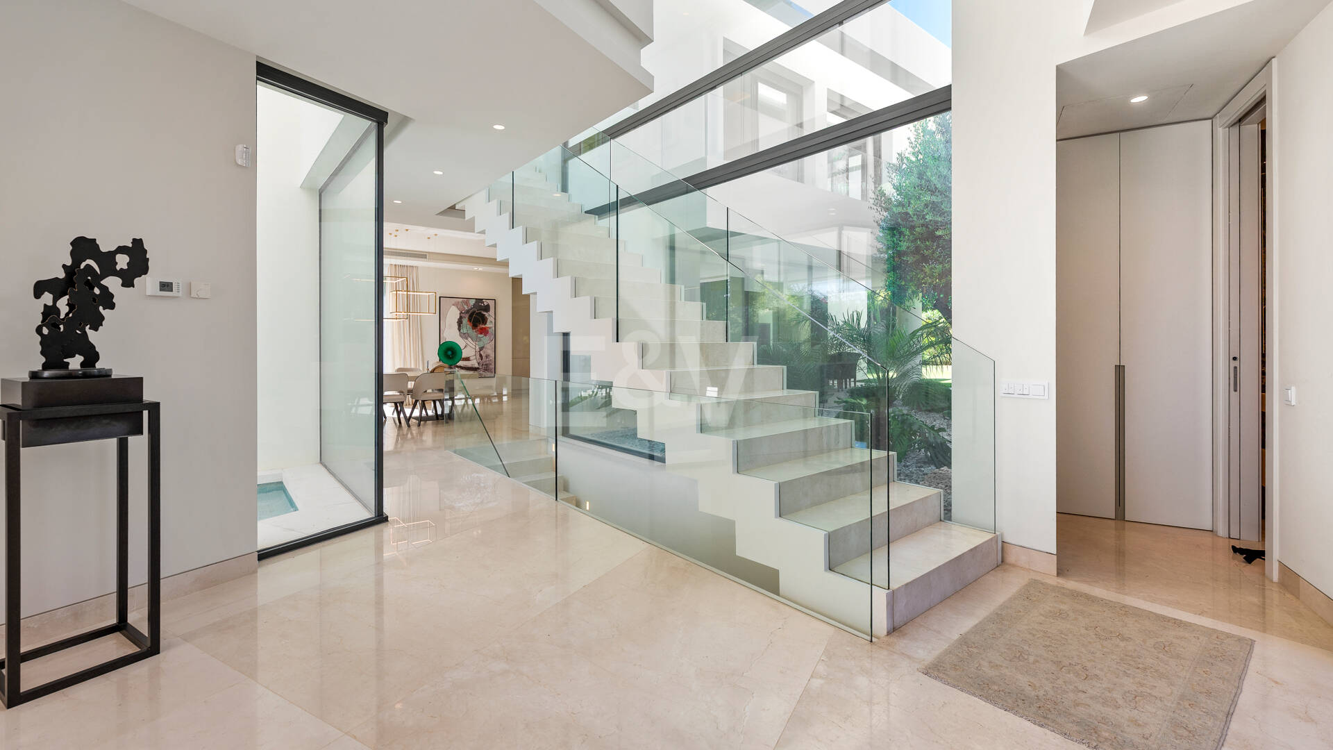 Contemporary Villa Just Steps from the Beach in Marbella East