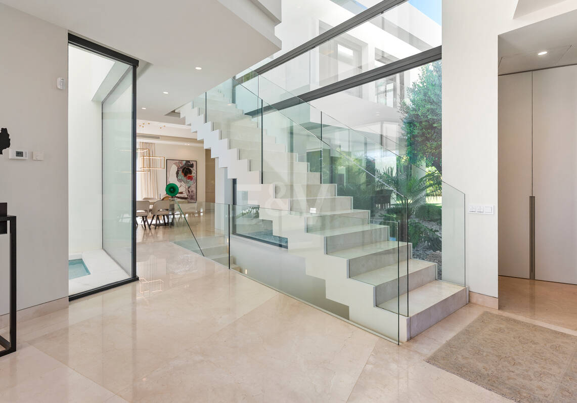 Contemporary Villa Just Steps from the Beach in Marbella East